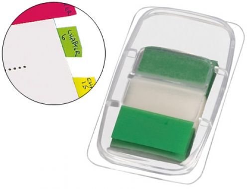 Bandas separadoras q-connect index verdes dispensador de 50 unidades , Q-connect , 43312 , 5705831036352